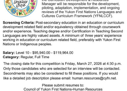 Thumbnail for the post titled: Employment Opportunity – Curriculum Development & Resources Manager